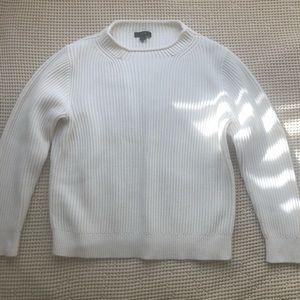 J crew 100% cotton fisherman sweater